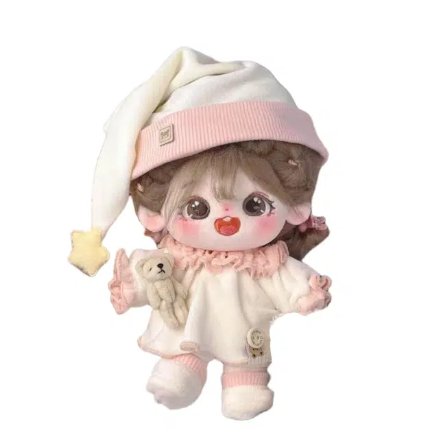 蒙小仔 棉花娃娃衣服可爱睡衣套装公仔换装（仅衣服） 陪伴安抚 玩偶周边