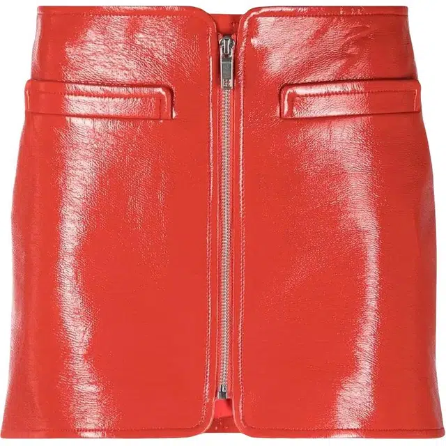 COURREGES Vinyl Swallow Skirt