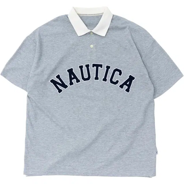 nautica white sail Polo