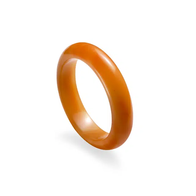 梨云暮雪 高贵典雅】深邃山峦晚霞黄款   高级感  气质   国风 显白   转运 黄龙玉 手镯 女款