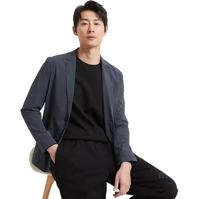 古鲨 凉感空调服夏季商务西装 男款