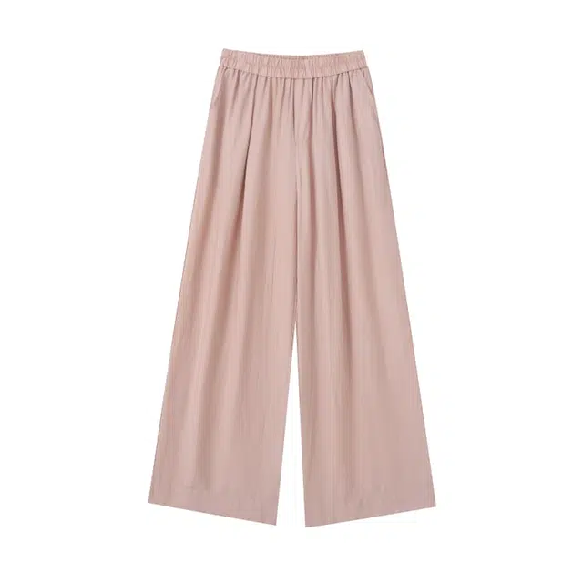 柳絮自制 时尚舒适百搭简约纯色休闲裤 女款