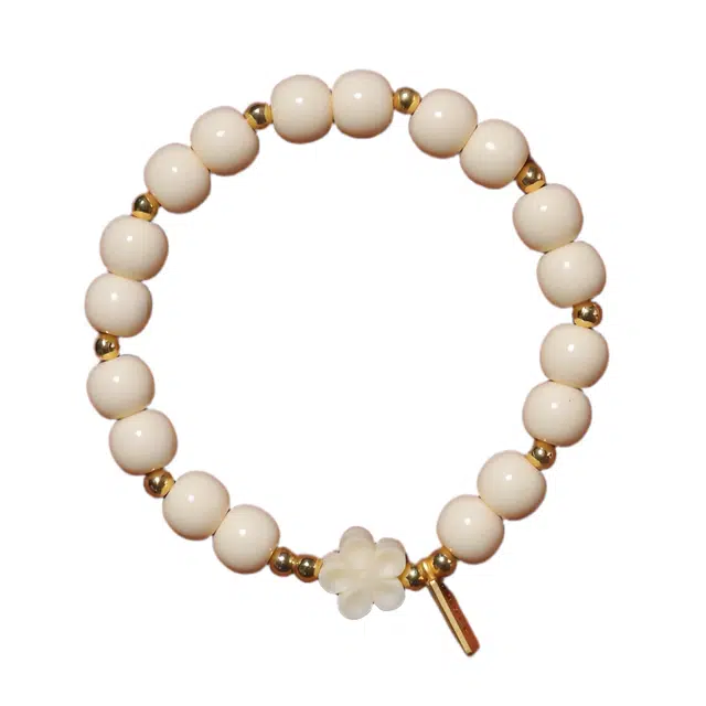 絮物 新中式【平安桃花】款念珠轻奢高级感小众文玩平安喜乐万事顺遂氛围感佛珠盘玩#好运 象牙果 手串 男女同款情侣款