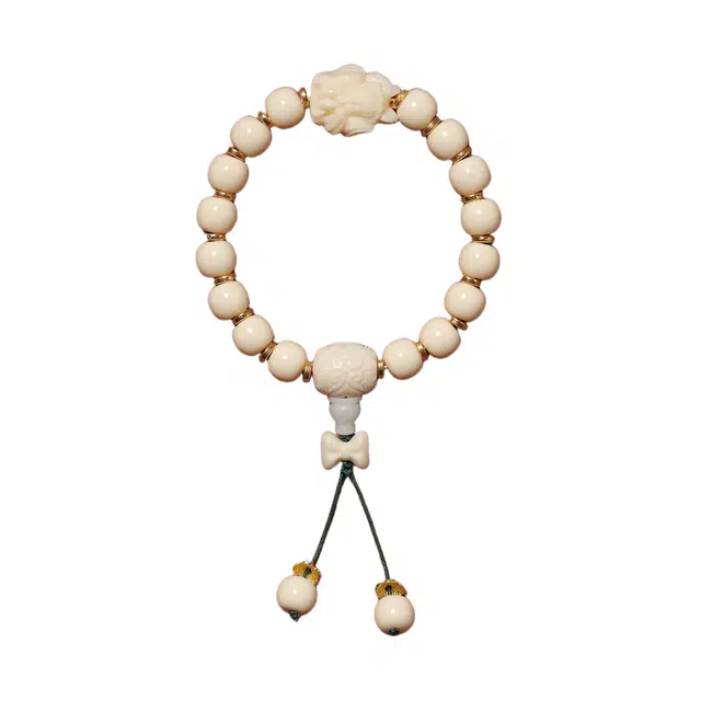 絮物 新中式文玩可爱蝴蝶国潮轻奢高级感百搭心想事成平安喜乐氛围感盘玩#好运 象牙果 手串 男女同款情侣款