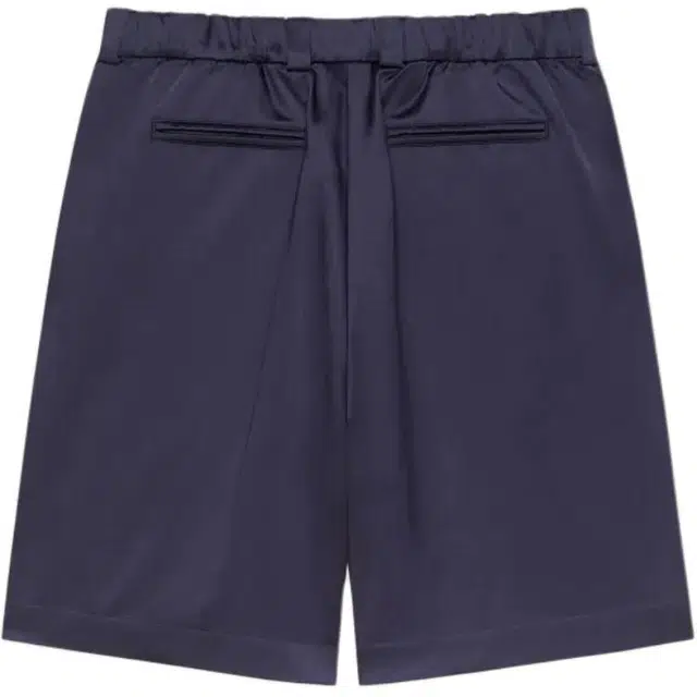 纪梵希 缎面拉链纽扣开合背面口袋百慕大休闲短裤 男款