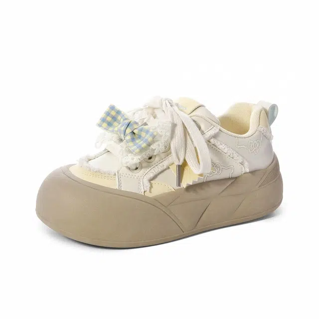 乐乐鱼 百搭休闲小众舒适潮流个性简约 包裹性 低帮 板鞋 女款