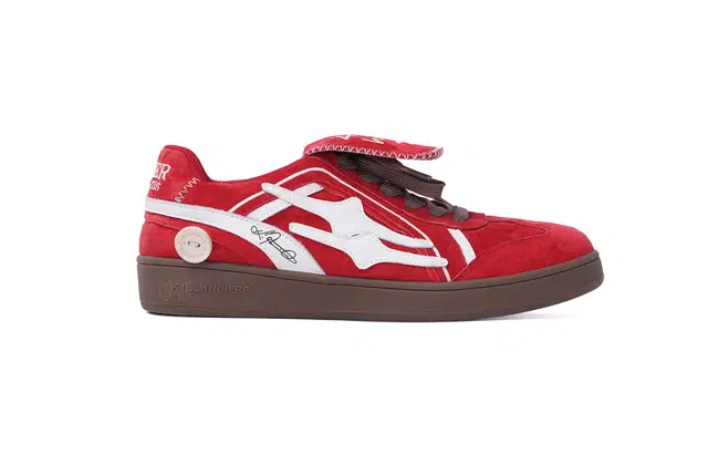 KILLWINNER Red Velvet Trainers