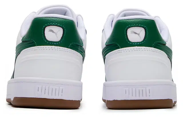 PUMA Low Top Sneakers White Green