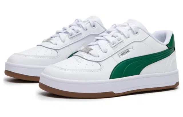 PUMA Low Top Sneakers White Green
