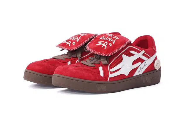 KILLWINNER Red Velvet Trainers