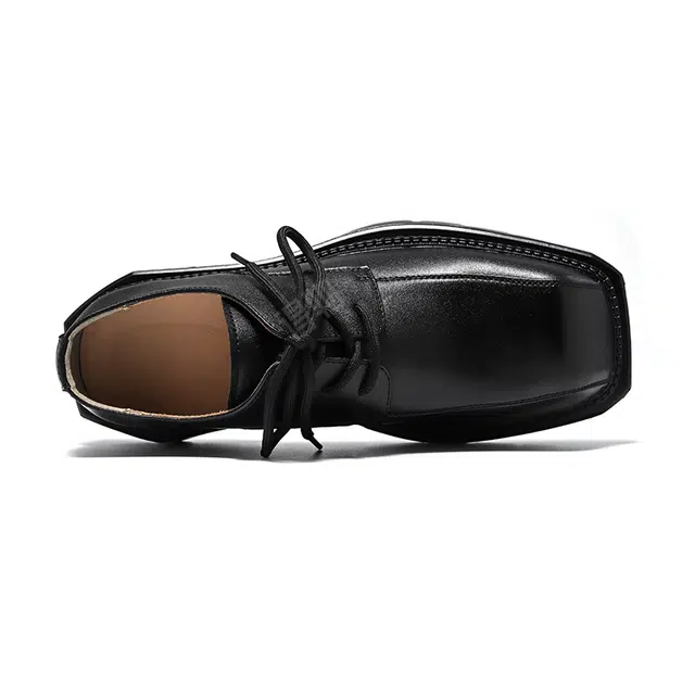 健休 二层牛皮 百搭舒适 休闲鞋 男款 黑色