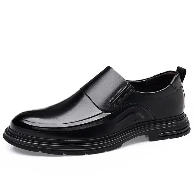 健休 二层牛皮 轻便简约 舒适耐磨 休闲鞋 男款