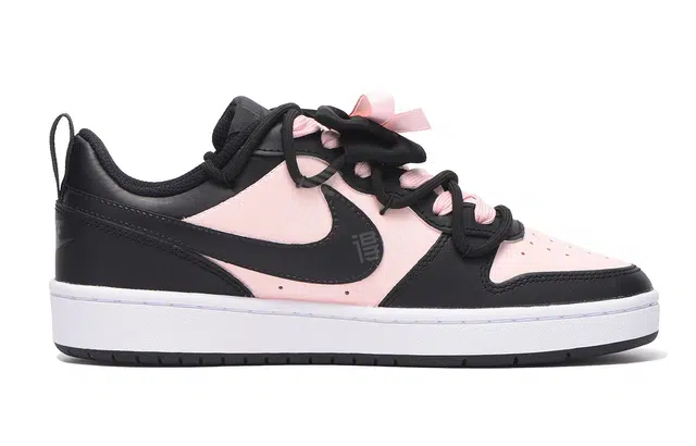 Nike Court Borough Low Black Pink
