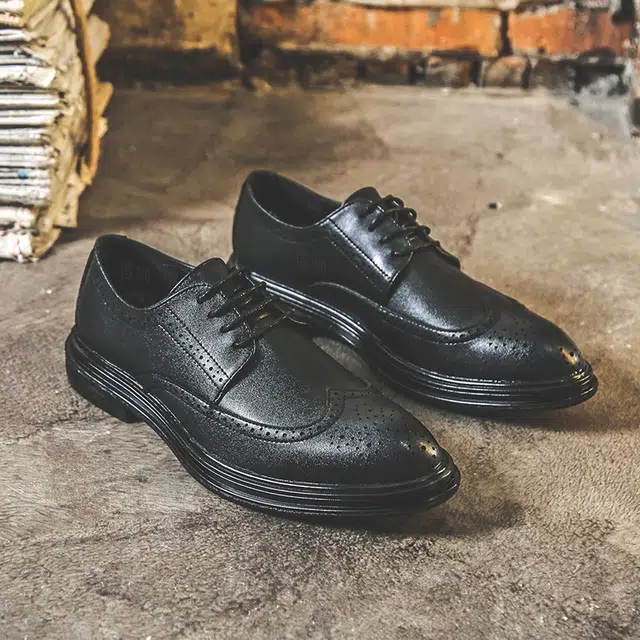 健休 二层牛皮 经典百搭 日常通勤 舒适轻便 休闲鞋 男款