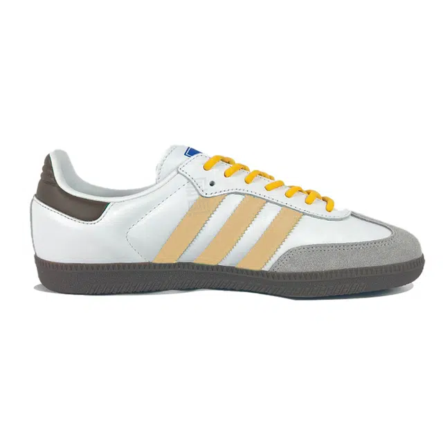 adidas Samba OG White Yellow Grey