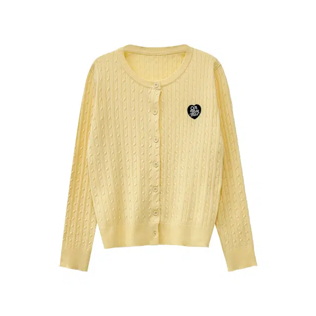 米米子 春日野菊甜妹别致时尚气质假两件收腰针织衫 女款