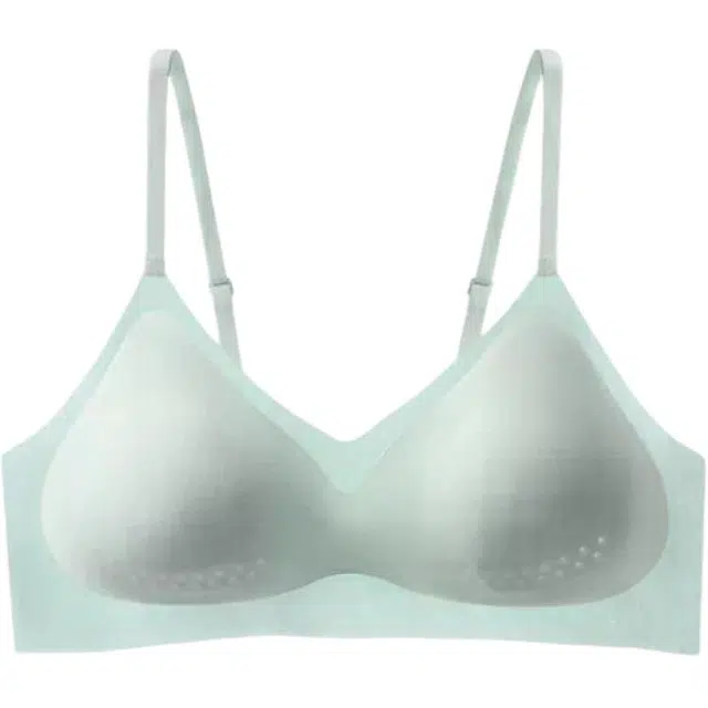 欧迪芬 细肩带大胸显小薄款纯色文胸 女款