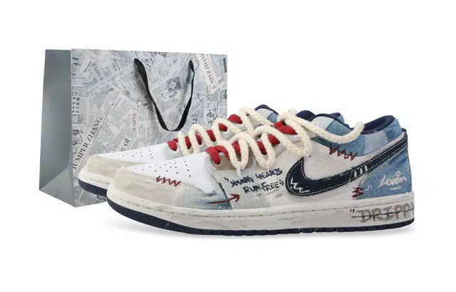 Jordan Air Jordan 1 Low Custom Denim