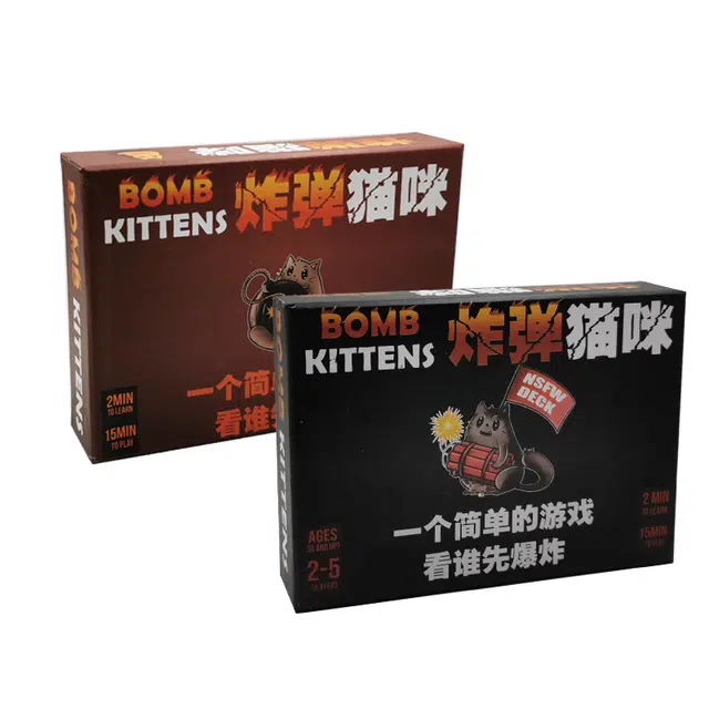 游卡桌游 炸弹猫咪中文版 休闲娱乐 聚会游玩 逻辑思维 桌游