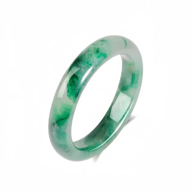 兰慕茵诺 古香古色 新中式江南气质 色泽浓郁 灵秀雅致 福气满满 通勤百搭 非洲翠 手镯 女款