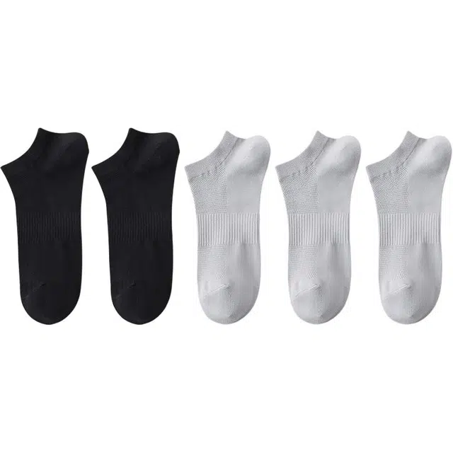 欧迪芬 柔顺吸汗透气纯色简约短袜 男款