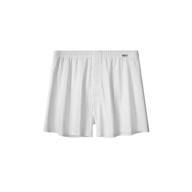 对你的私语 男士阿罗裤夏季冰丝柔软亲肤宽松家居裤运动透气纯棉舒适平角短裤 男款 单条装