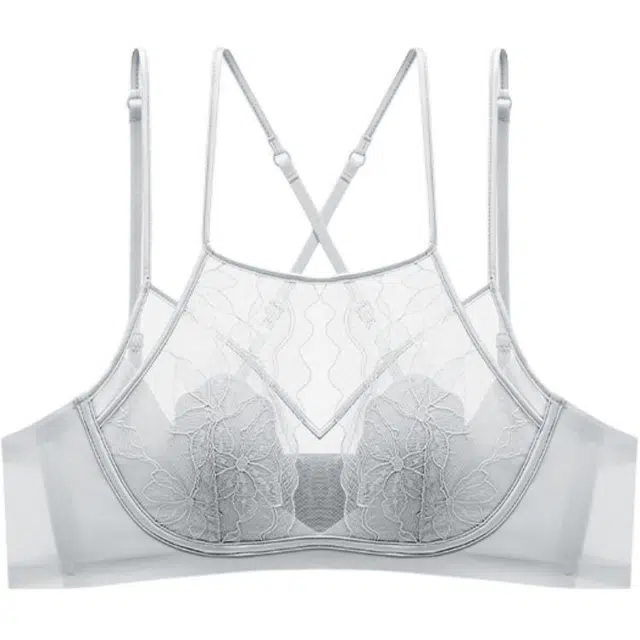 欧迪芬 薄款大胸显小无钢圈纯色文胸 女款