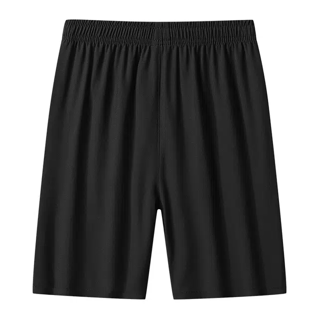 沐诚阳译 冰丝速干男士夏季简约大气潮宽松大码休闲透气弹力五分裤运动短裤  男款