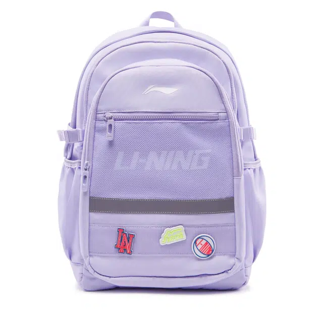 李宁儿童 运动生活系列 反光设计简洁大容量时尚 聚酯纤维 童包 常规 青少年