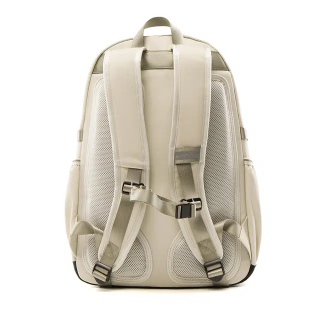 李宁儿童 反光设计简洁大容量时尚双肩 聚酯纤维 童包 常规 青少年 沙丘卡其