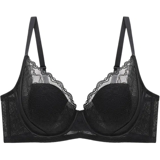 欧迪芬 轻薄透气软钢圈植物花卉文胸 女款