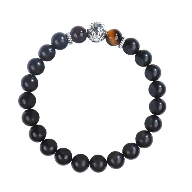 素于 八方来财 国潮文玩 财源滚滚 万事顺意 步步高升 复古小众百搭 黑檀 手串 男女同款情侣款