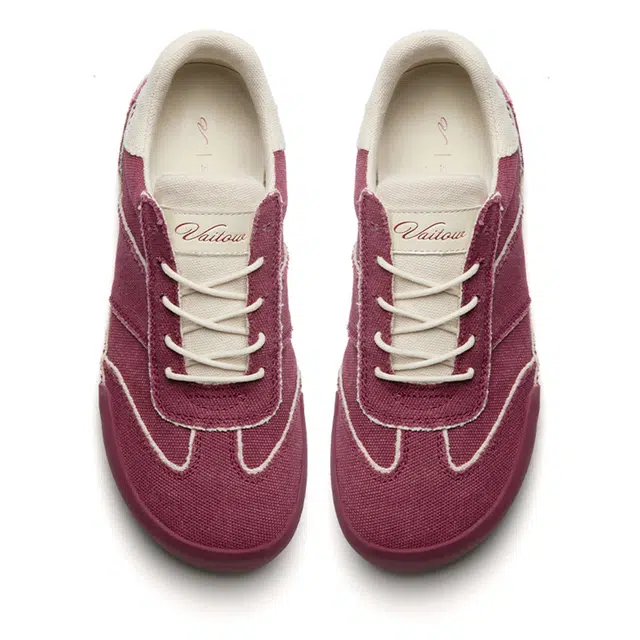 VAITOW x MATNUT Low Top Canvas Red