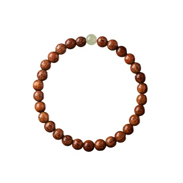 宣华意 新中式国潮佛珠檀香盘玩文玩 金丝檀木 手串 男女同款情侣款