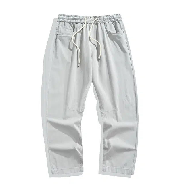 独驰 莱赛尔天丝棉凉感透气弯刀裤子夏季休闲裤 男女同款