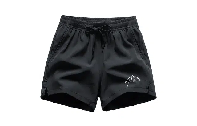 木林森 篮球舒适简约山脉字母百搭运动短裤 男女同款