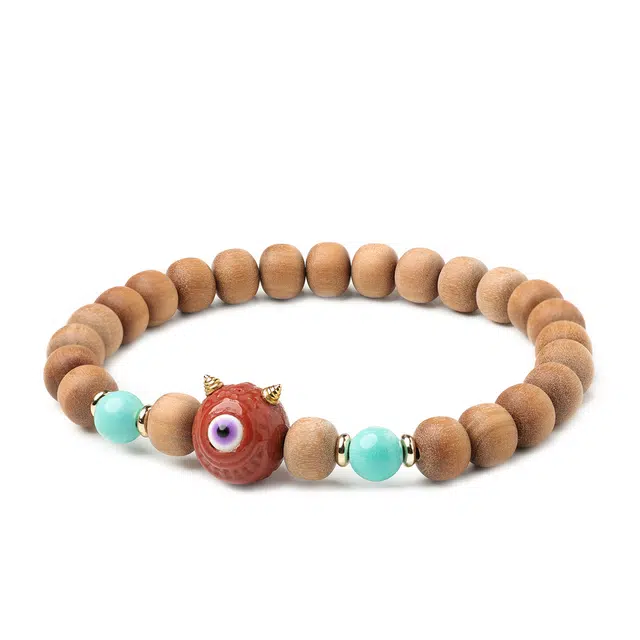 三檀小舍 国风新中式复古 小众简约高级 檀木 手串 男女同款情侣款