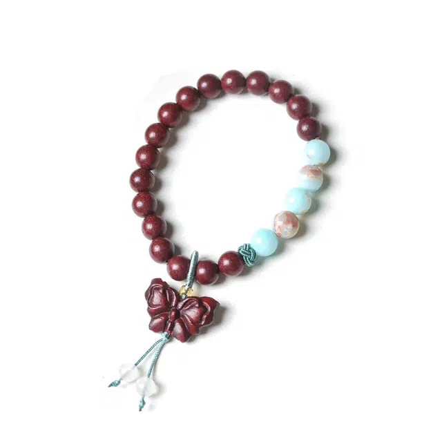 素于 新中式国潮复古文艺风小众百搭财源广进四季平安事事顺利万事如意文玩盘玩#好运 合香珠 手串 男女同款情侣款