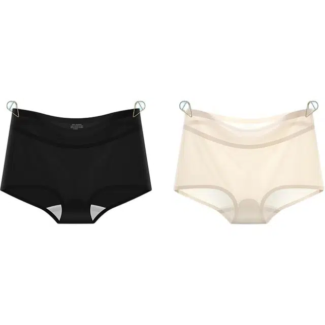 欧迪芬 冰丝超薄抗菌简约中腰内裤 女款 组合装