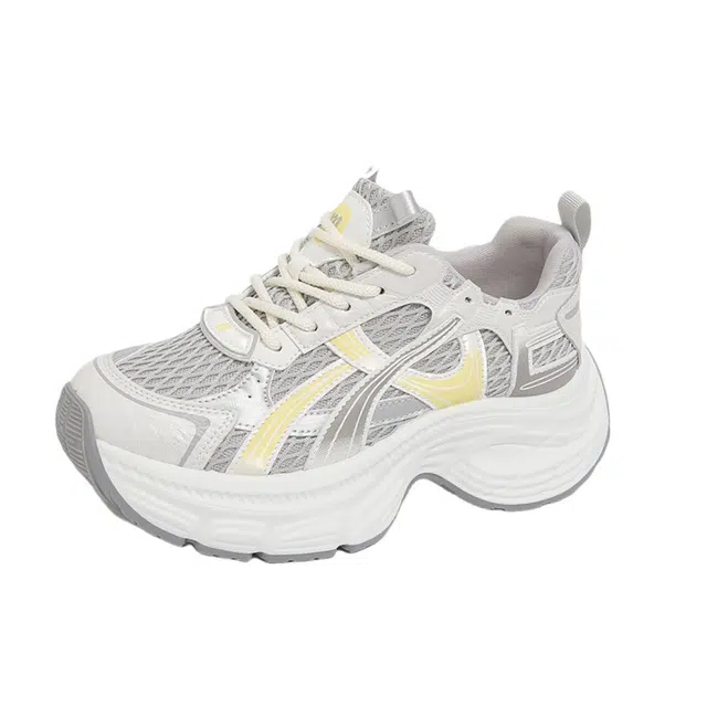 乐乐鱼 小众 时尚百搭舒适 通勤 低帮 老爹鞋 女