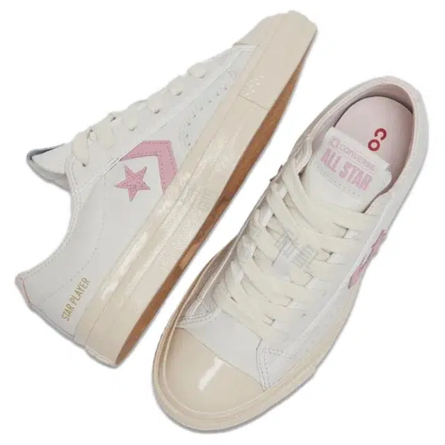 Converse Star Player White Brown