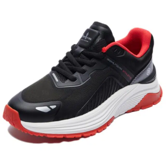 比音勒芬 网布 时尚百搭 低帮 生活休闲鞋 女款 黑色