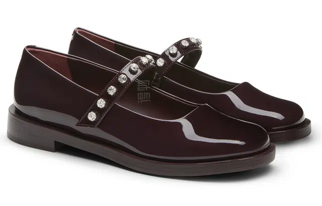 CHARLESKEITH ck PU 2.5cm Black BoxMaroonChalk