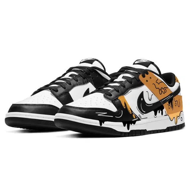 Nike Dunk Retro Black White Yellow