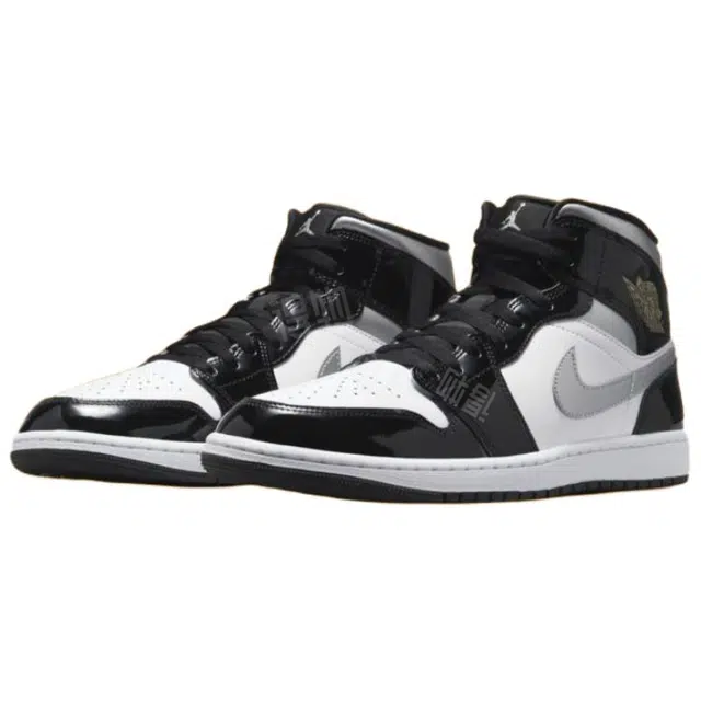 Jordan Air Jordan 1 Mid Black Patent
