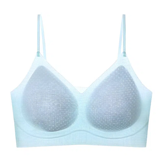 戴维诗 无痕内衣女聚拢小胸显大夏薄款冰丝凉感吊带美背细肩带隐形文胸 女款