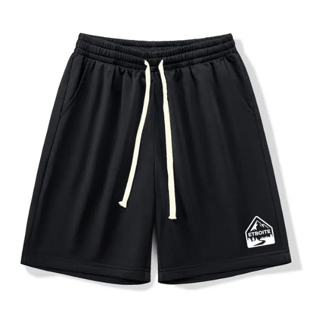 法文箱子 美式篮球运动夏季潮牌宽松中裤跑步透气亲肤吸汗五分裤休闲短裤 男款