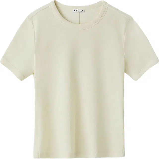 RECTO SHEER JERSEY FITTED T-SHIRT SS25T