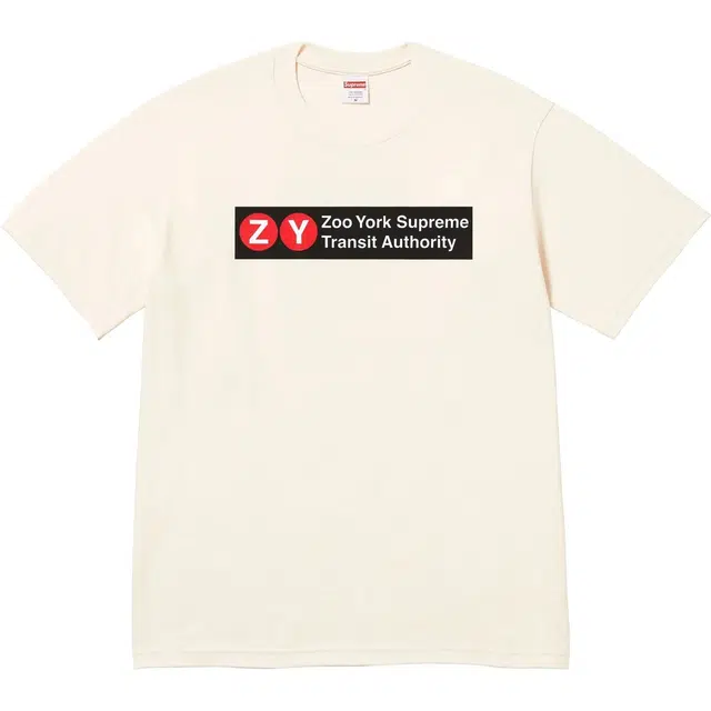 Supreme x Zoo York SS25 WEEK17 Transit Tee logoT