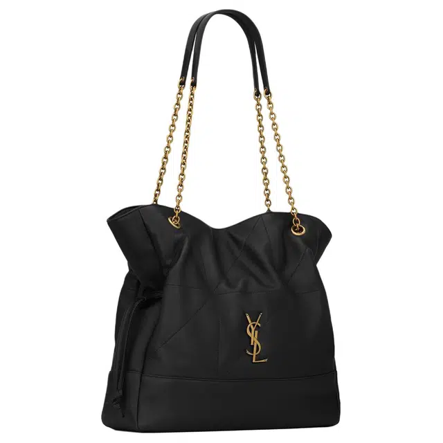 SAINT LAURENT YSL JAMIE 4.3 LARGE POCHON Logo Tote